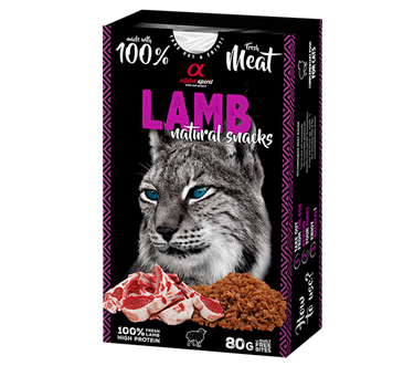 Natural Snacks for Cats Lamb 80 g